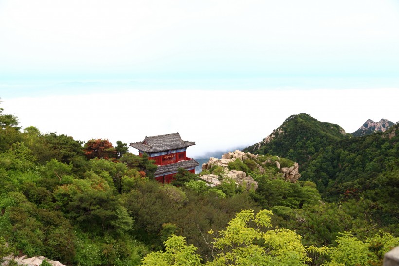 山東泰山風景圖片  