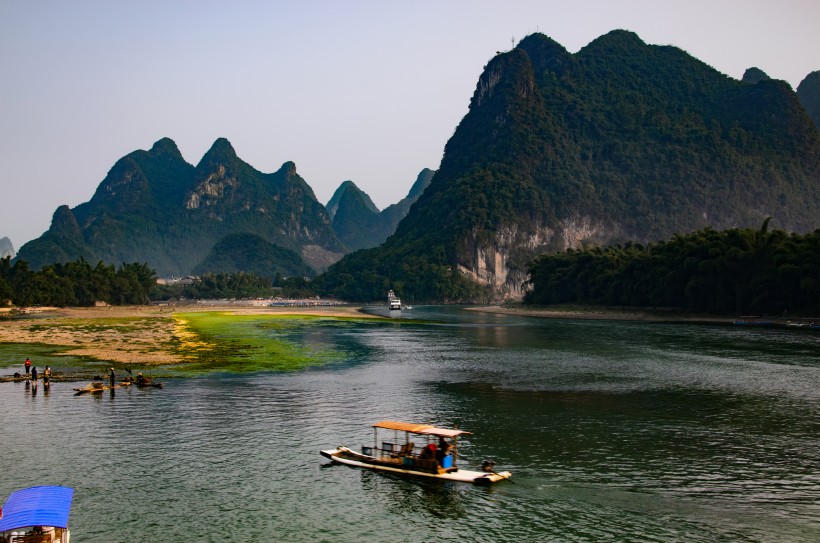 广西桂林兴坪山水风景图片