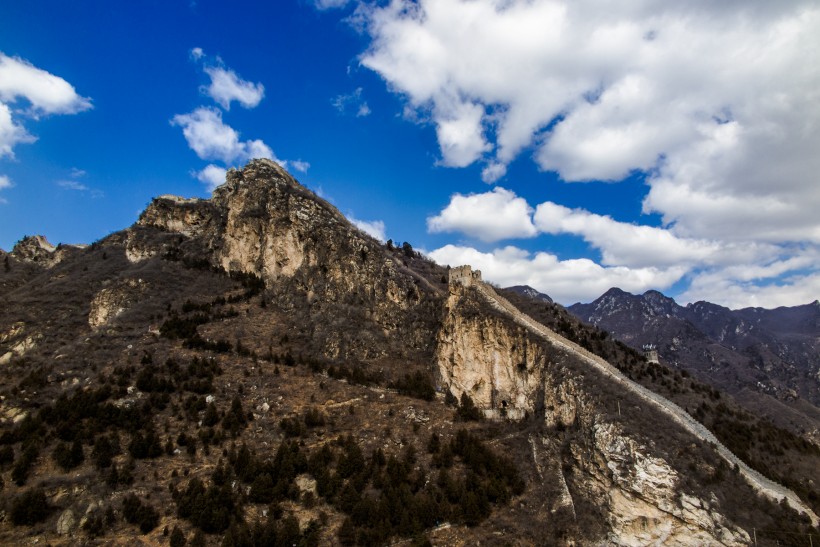 北京响水湖长城风景图片