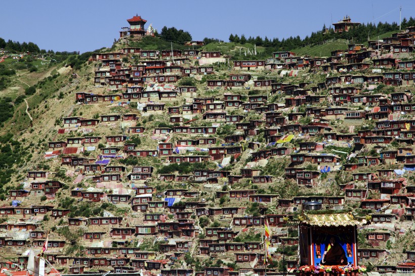 四川色达风景图片