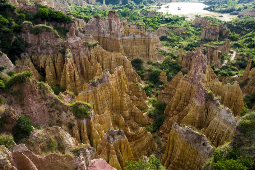 云南元谋土林风景图片