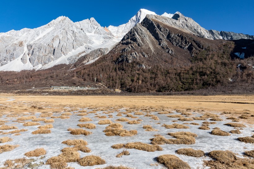 四川稻城亚丁雪山风景图片