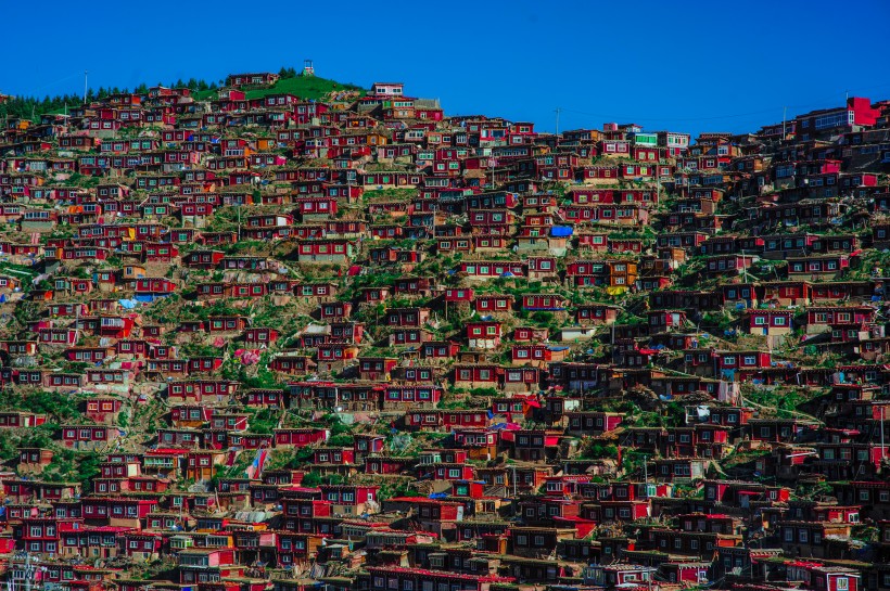 四川色达风景图片