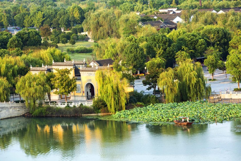 江苏苏州重元寺风景桌面壁纸