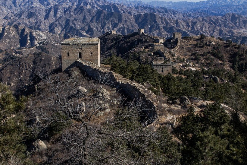 河北唐子沟长城风景图片