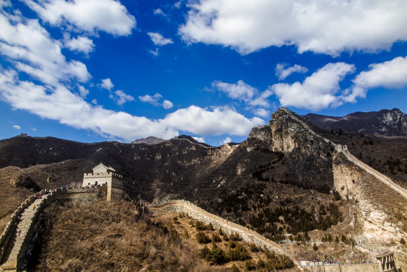 北京响水湖长城风景图片