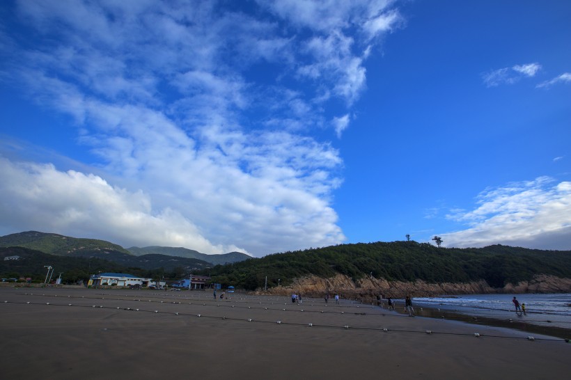 浙江宁波松兰山海滨风景图片