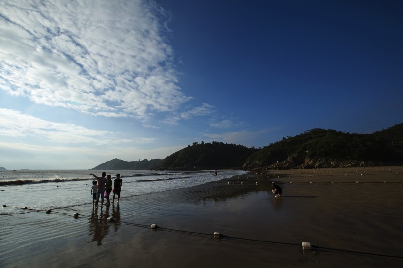 浙江宁波松兰山海滨风景图片