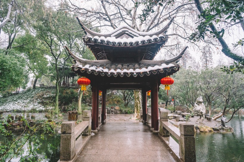 中國古典園林建筑風景圖片