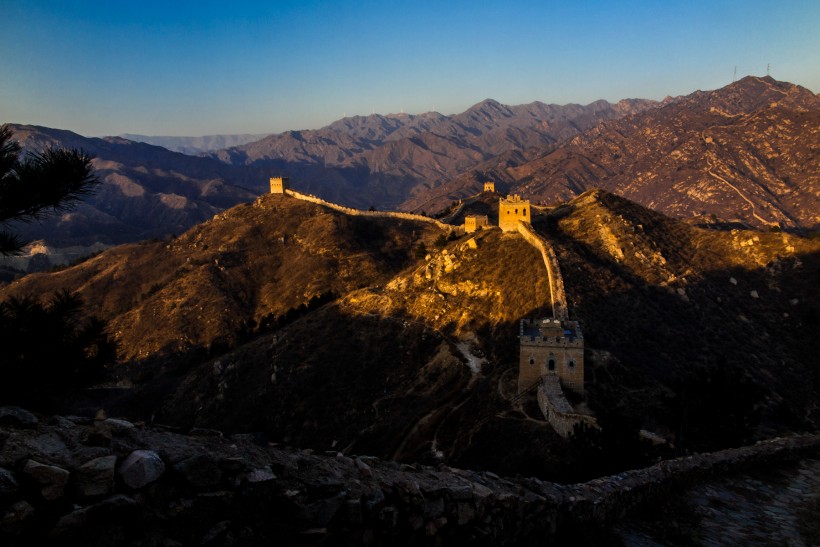 河北乌龙沟长城风景图片