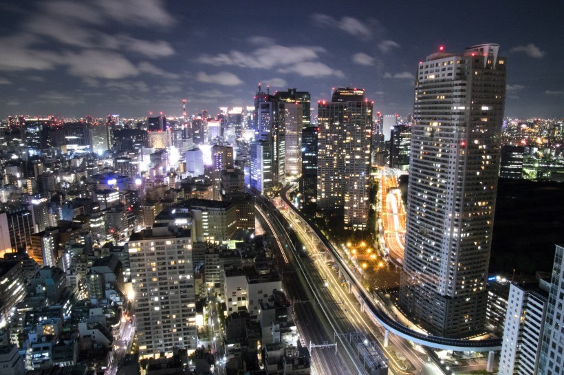 日本东京夜景图片