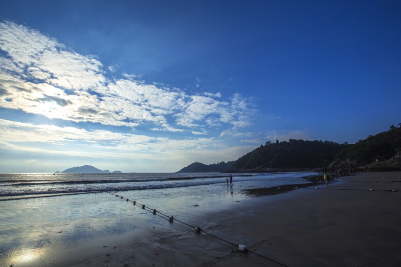 浙江宁波松兰山海滨风景图片