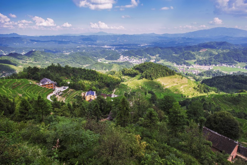 湖南紫鹊界梯田风景图片