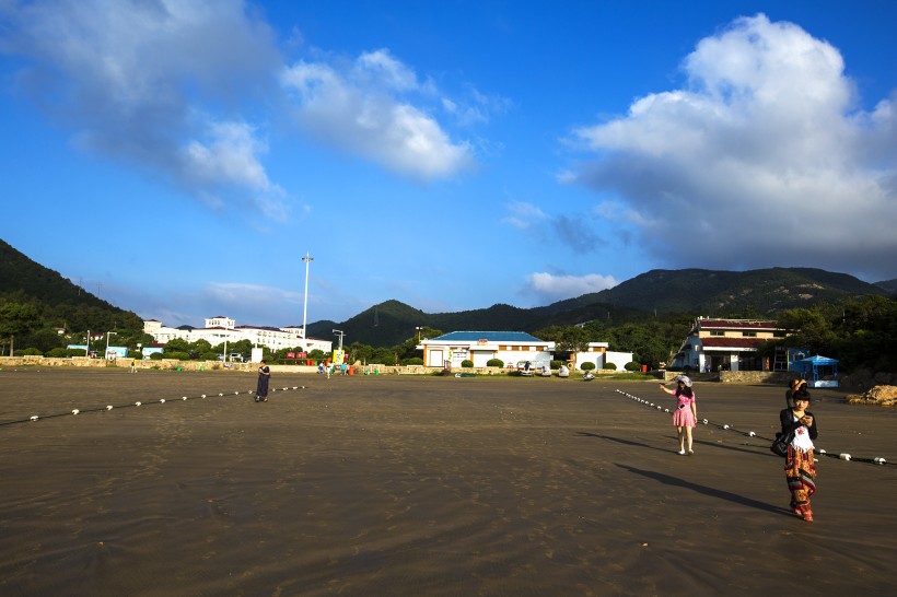 浙江宁波松兰山海滨风景图片