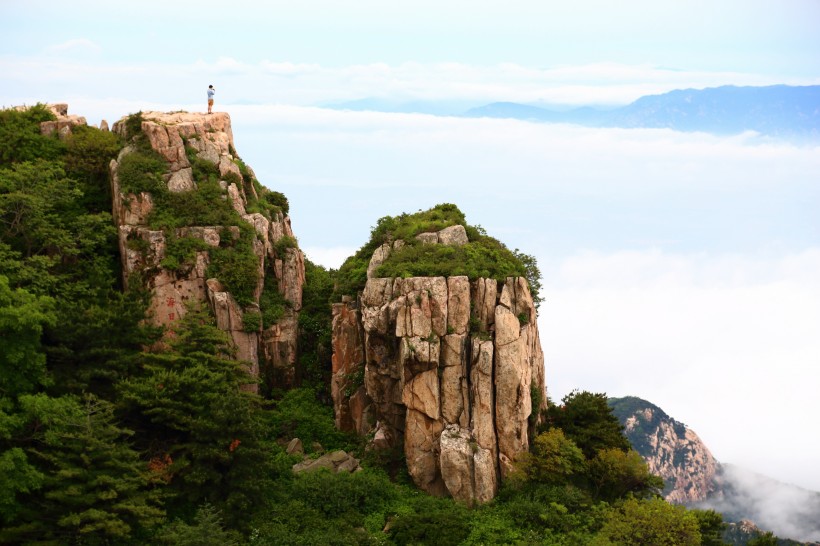 山東泰山風(fēng)景圖片  