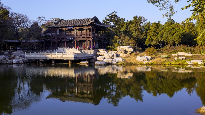 山西太原晋祠风景图片