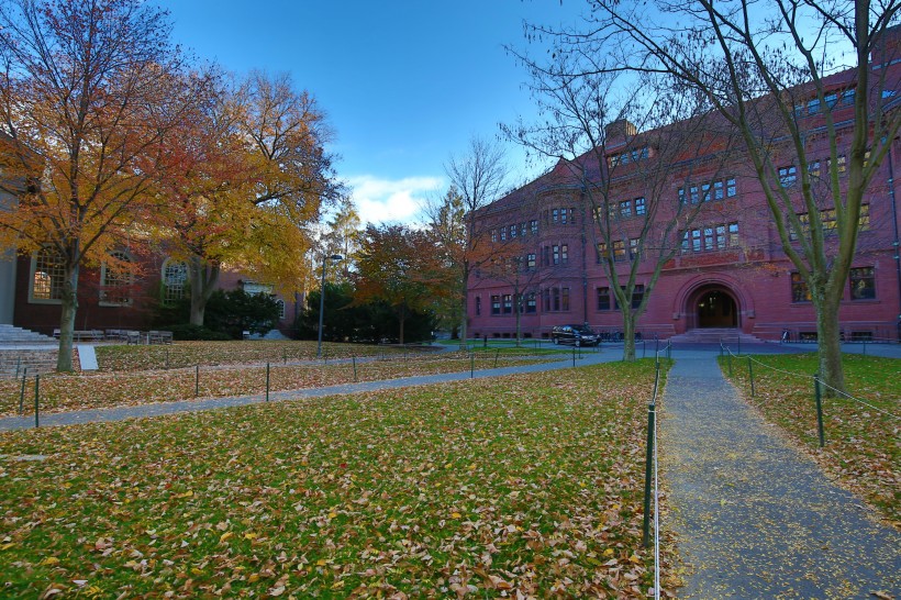 美国哈佛大学校园风景图片