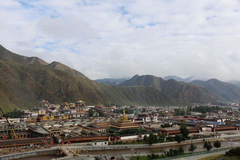 甘肃郎木寺风景图片