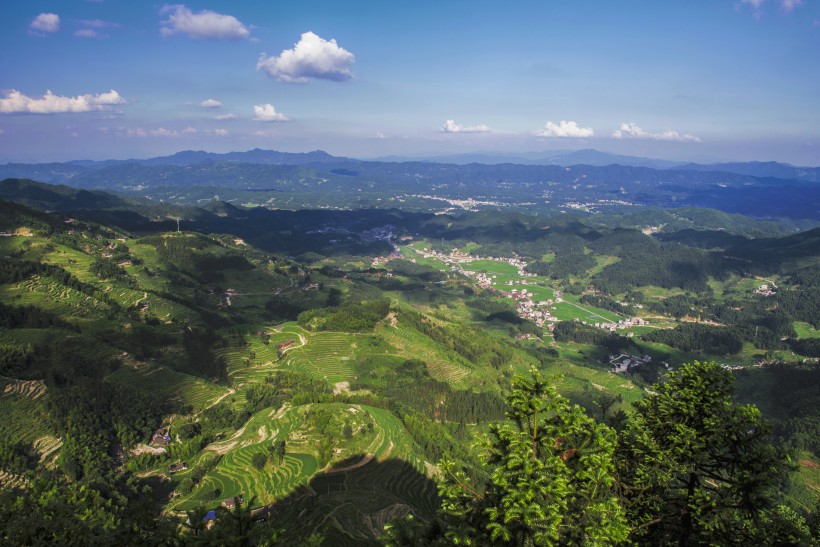 湖南紫鹊界梯田风景图片