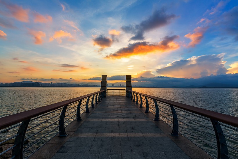 深圳湾风景图片