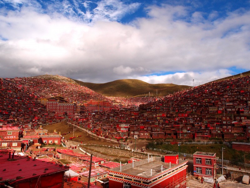 四川色达风景图片