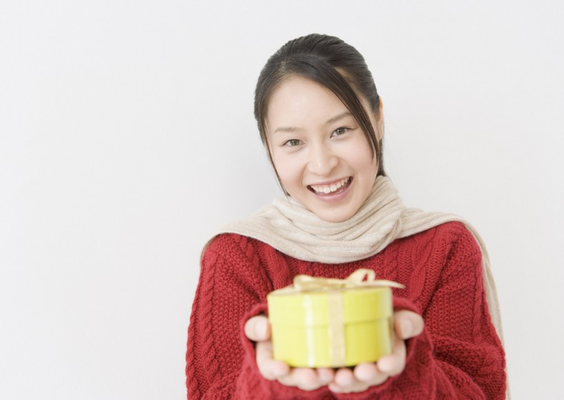 女孩灿烂的笑容图片