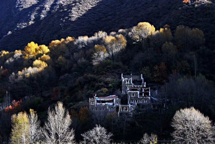 醉美川西秋色风景图片