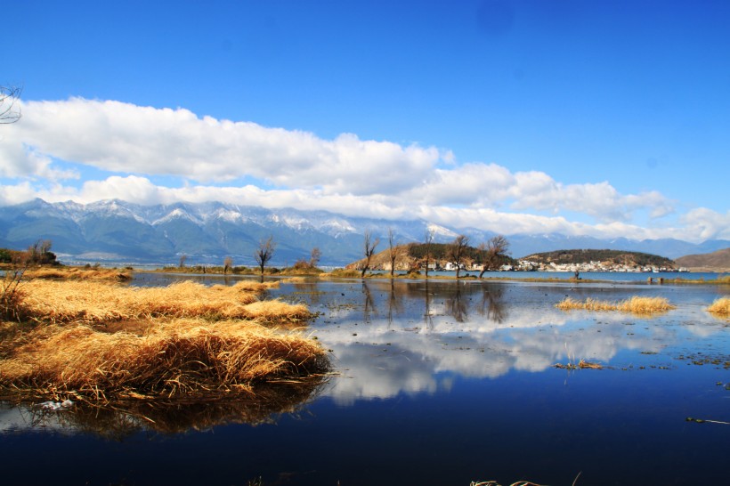 云南大理蒼山洱海風景圖片