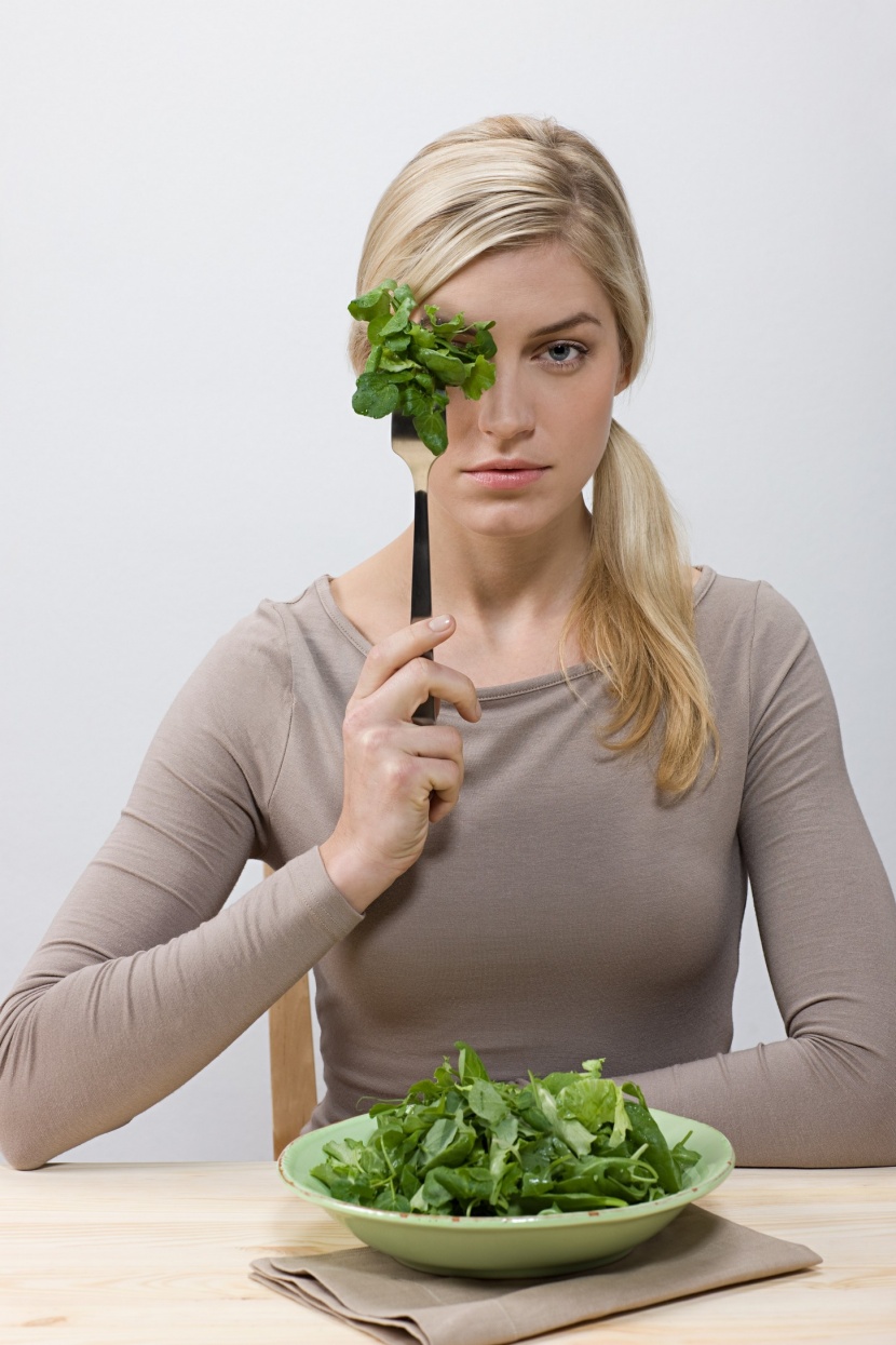 女性美食家图片