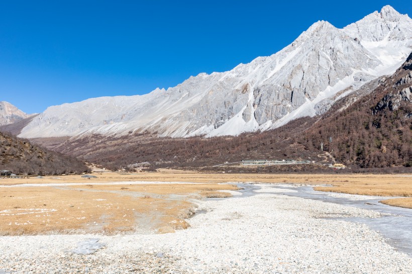 四川稻城亚丁雪山风景图片