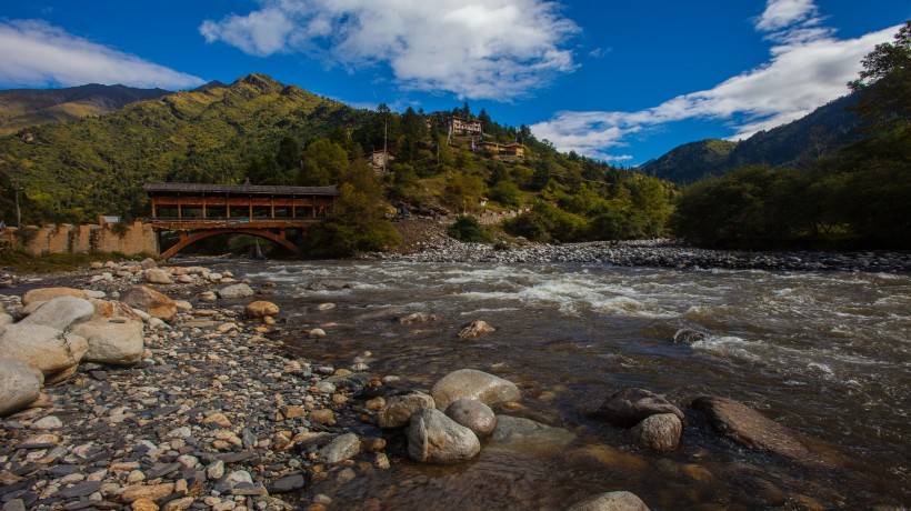 四川达古冰山风景图片