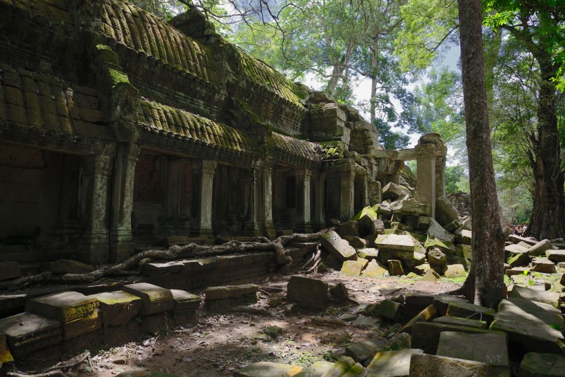 柬埔寨塔布隆寺风景图片