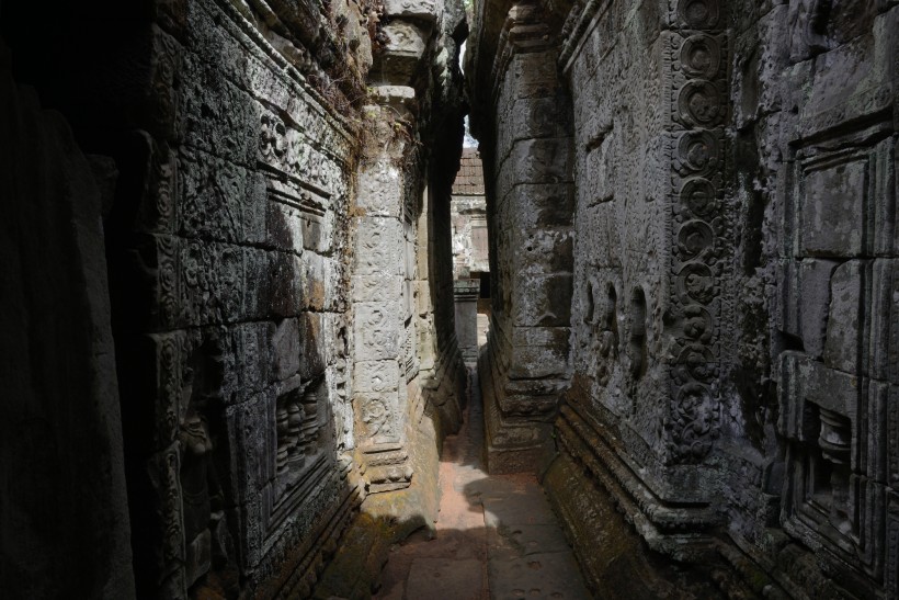 柬埔寨圣剑寺风景图片