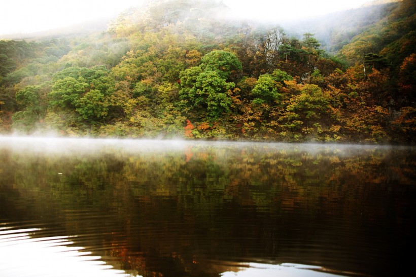 湖光山色图片