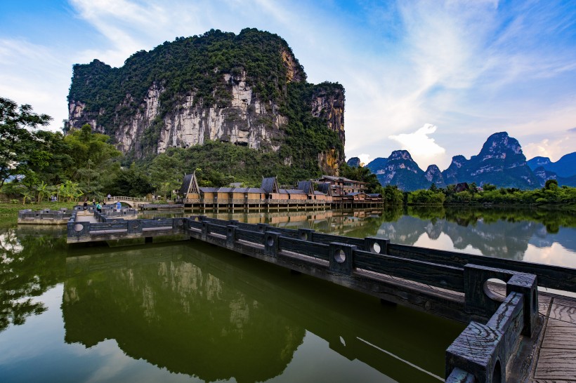 广西明仕田园风景图片