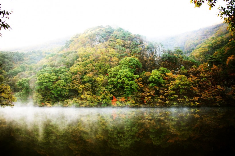 湖光山色图片