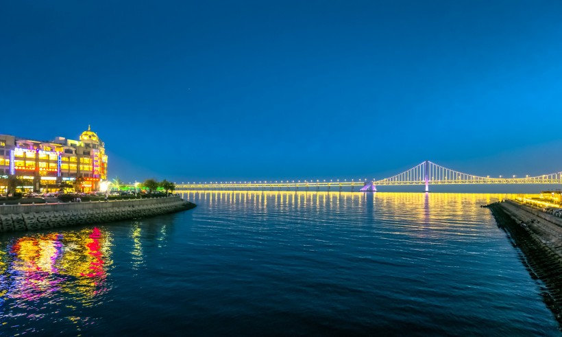 天津滨海夜景图片