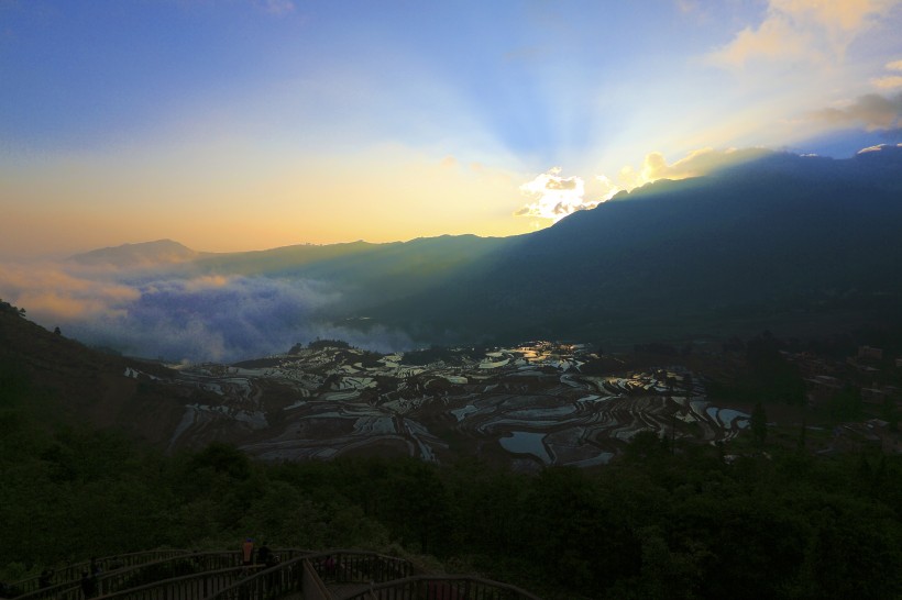 云南元陽風景圖片