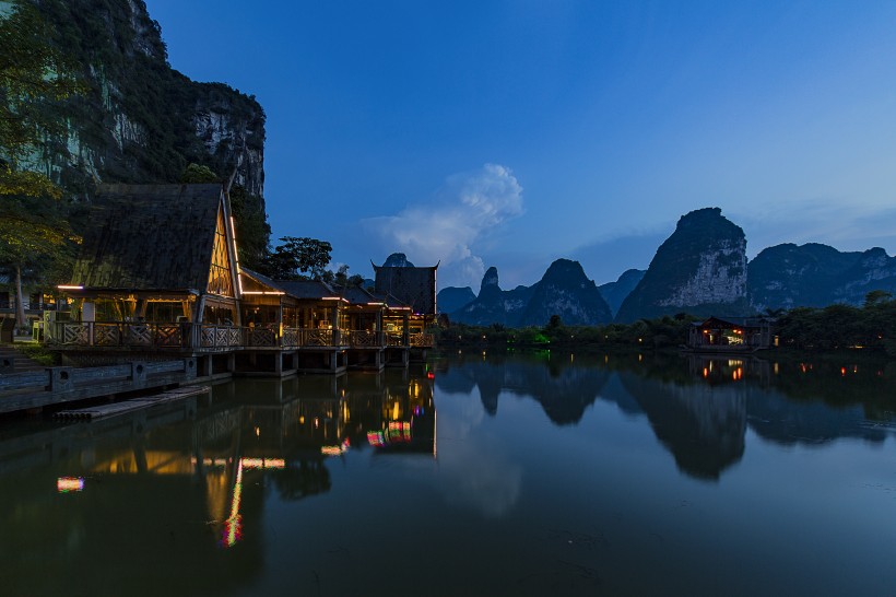 广西明仕田园风景图片