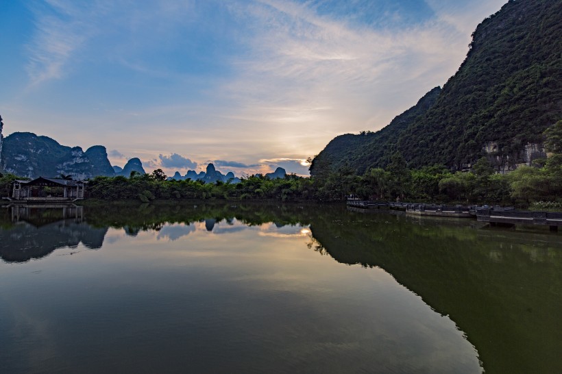 广西明仕田园风景图片