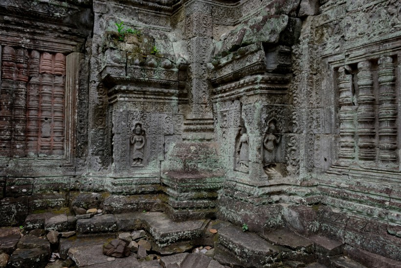 柬埔寨圣剑寺风景图片