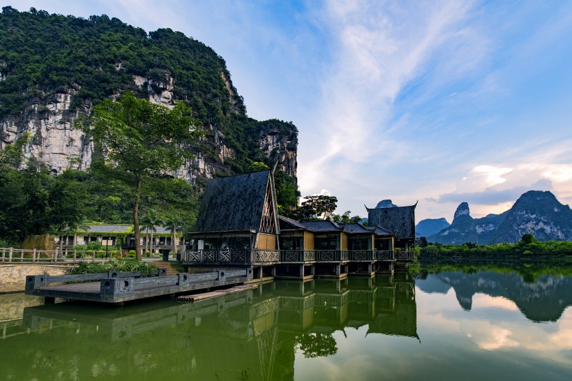 广西明仕田园风景图片