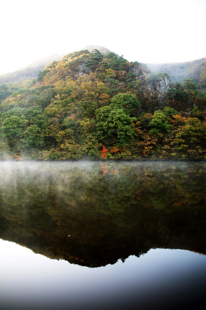 湖光山色图片