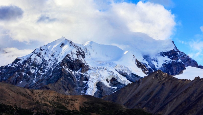 西藏念青唐古拉山脉风景图片