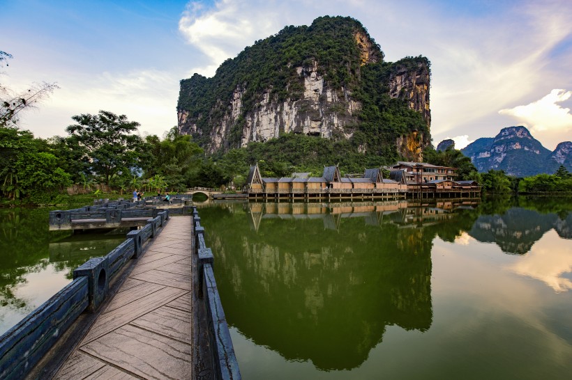 广西明仕田园风景图片