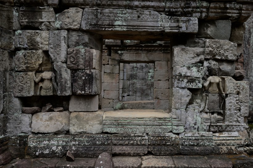 柬埔寨圣剑寺风景图片