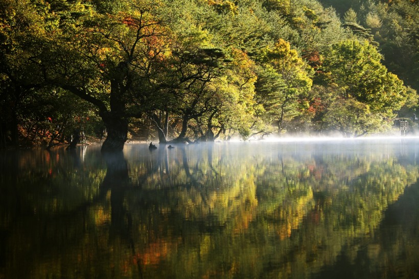 湖光山色图片