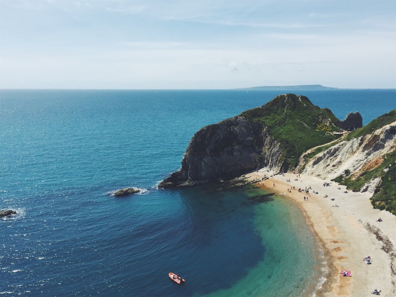 夏日的沙灘圖片