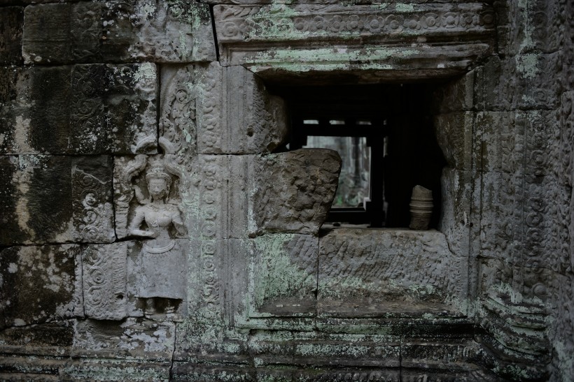 柬埔寨圣剑寺风景图片