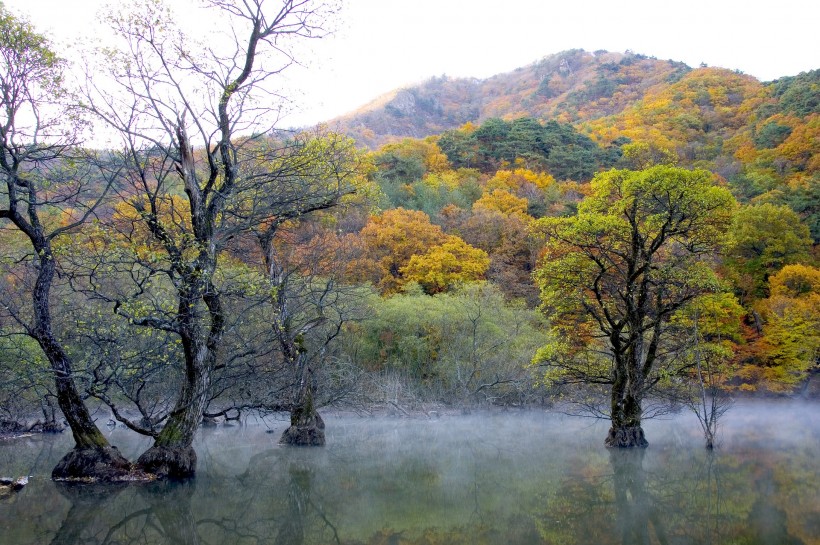 湖光山色图片